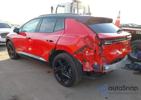 2024 Chevrolet Equinox Ev Rs из США, поврежденный, VIN 3GN7DRRR5RS251117